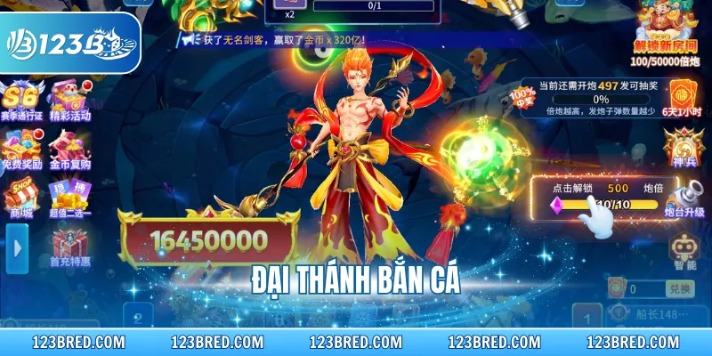 Đại Thánh Bắn Cá 123B – Game Săn Boss Thưởng Khủng